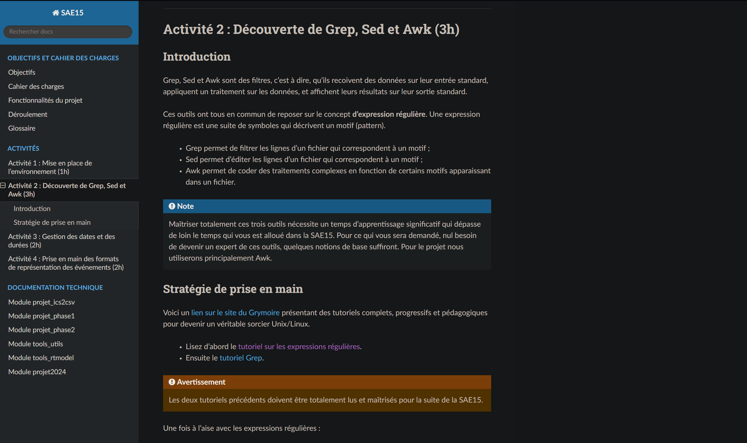 Illustration SAÉ 1.5 — Outils de traitement de texte